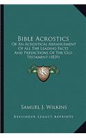 Bible Acrostics