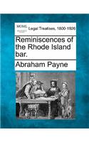 Reminiscences of the Rhode Island Bar.: (English)