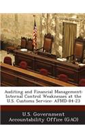 Auditing and Financial Management: Internal Control Weaknesses at the U.S. Customs Service: Afmd-84-23