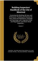 Building Inspectors' Handbook of the City of Montreal