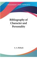 Bibliography of Character and Personality