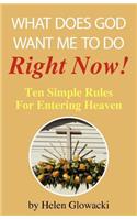 What Does God Want Me to Do Right Now?
