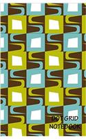Dot Grid Notebook - Retro Pattern: Dot Grid Pages: 1