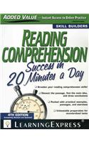 Reading Comprehension Success in 20 Minutes a Day