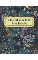 Client Profile log book