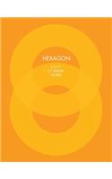 Large Hexagon Notebook - 0.5": 8.5 x 11 inch - 100 Pages(9 Elitic Grids & Graphs)