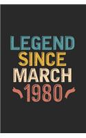 Legend Since March 1980