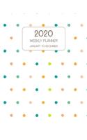 2020 Weekly Planner January to December