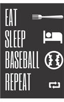 Eat Sleep Baseball Repaet