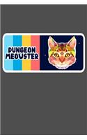 Dungeon Meowster DnD Notebook Journal 100 Lined Pages matte.