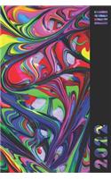 2022: Kaleidoscope EDM Rave Weekly Calendar Planner Organizer