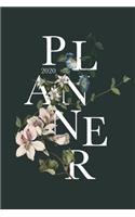 Planner 2020: 2020-2021 Weekly and Monthly Planner for Women - Motivational Quotes - Agenda Schedule - Flowers Theme
