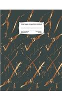 Graph paper composition notebook Quad Ruled 5x5