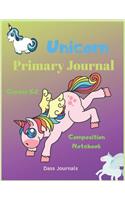 Unicorn Primary Journal: Grades K-2 Composition Notebook: Learn To Write and Draw Journal for toddlers (Journals for kids)