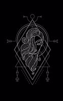 Notebook: Zodiac Design (Virgo, the Maiden)