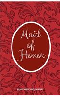Maid of Honor Small Size Blank Journal-Wedding Planner&To-Do List-5.5