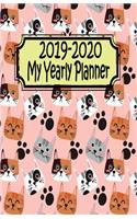 2019-2020 My Yearly Planner: Two-Year Academic Planner: 24-Month Calendar, Your Create Notebook Daily Weekly and Yearly Journal, U.S. Holidays, For Jan 2019 - Dec 2020, Blank Co(1 2019-2020 My Yearly Planner)