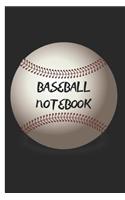 Baseball Notebook: Funny Writing 120 Pages Notebook Journal - Small Lined (6 X 9 )