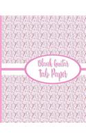 Blank Guitar Tab Paper: 10 6-line Tablature Staves per Page with a "TAB" clef - Blank Music Score / Music Manuscript Notebook(43 Blank Guitar Tab Paper)