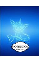 Notebook Journal : Vaporeon: Pocket Notebook Journal Diary, 120 pages, 8.5 x 11 (Dot-Grid,Graph,Lined,Blank Notebook Journal)