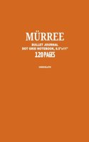Murree Bullet Journal, Chocolate, Dot Grid Notebook, 8.5