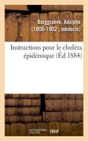 Instructions Pour Le Choléra Épidémique