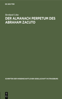 Der Almanach Perpetum Des Abraham Zacuto