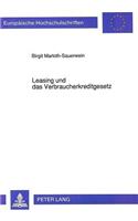 Leasing und das Verbraucherkreditgesetz