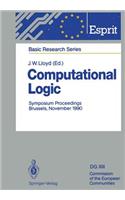 Computational Logic: Symposium Proceedings, Brussels, November 13/14, 1990