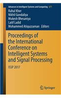 Proceedings of the International Conference on Intelligent Systems and Signal Processing