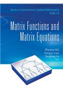 Matrix Functions and Matrix Equations