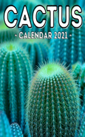 Cactus Calendar 2021: 16-Month Calendar, Cute Gift Idea For Cactus Lovers Women & Men