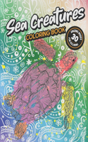Sea Creatures Coloring Book