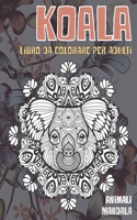 Libro da colorare per adulti - Mandala - Animali - Koala