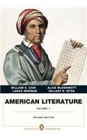 American Literature, Volume 1 with Access Code