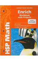 Hsp Math: Enrich Workbook with Projects Grade 5