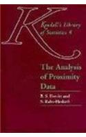 The Analysis of Proximity Data
