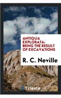 Antiqua Explorata: Being the Result of Excavations Made ... in and about the ...