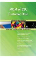 MDM of B2C Customer Data Standard Requirements