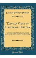 Tabular Views of Universal History: A Series of Chronological Tables Presenting, in Parallel Columns, a Record of the More Noteworthy Events in the History of the World from the Earliest Times Down to 1890 (Classic Reprint)