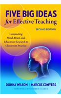Five Big Ideas for Effective Teaching