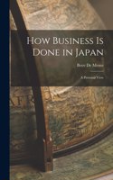 How Business is Done in Japan
