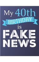 My 40th Birthday is Fake News
