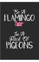 Be a Flamingo in a Flock of Pigeons