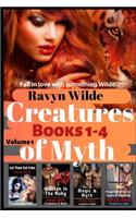 Creatures of Myth Series, Volume 1 (Books 1 - 4): Dark Paranormal Romance (Vampires, Shifters, Druid Mages, and Dragons)(1 Creatures of Myth)