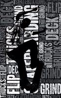 Skateboarding Journal: Cool Blank Lined Skateboarding Lovers Notebook for Skateboarder and Coach