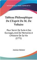 Tableau Philosophique de L'Esprit de M. de Voltaire