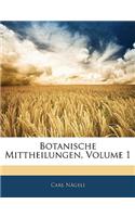 Botanische Mittheilungen, I Band
