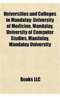 Universities and Colleges in Mandalay