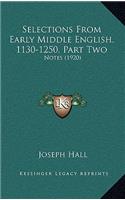 Selections from Early Middle English, 1130-1250, Part Two: Notes (1920)